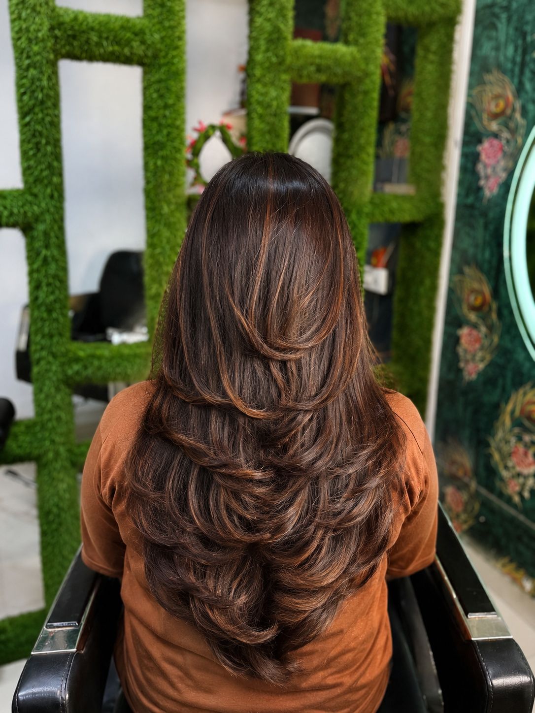 Client hair before transformation